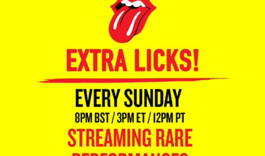 Το θρυλικό ροκ συγκρότημα The Rolling Stones, ανακοινώνει την καμπάνια ‘Extra Licks’.